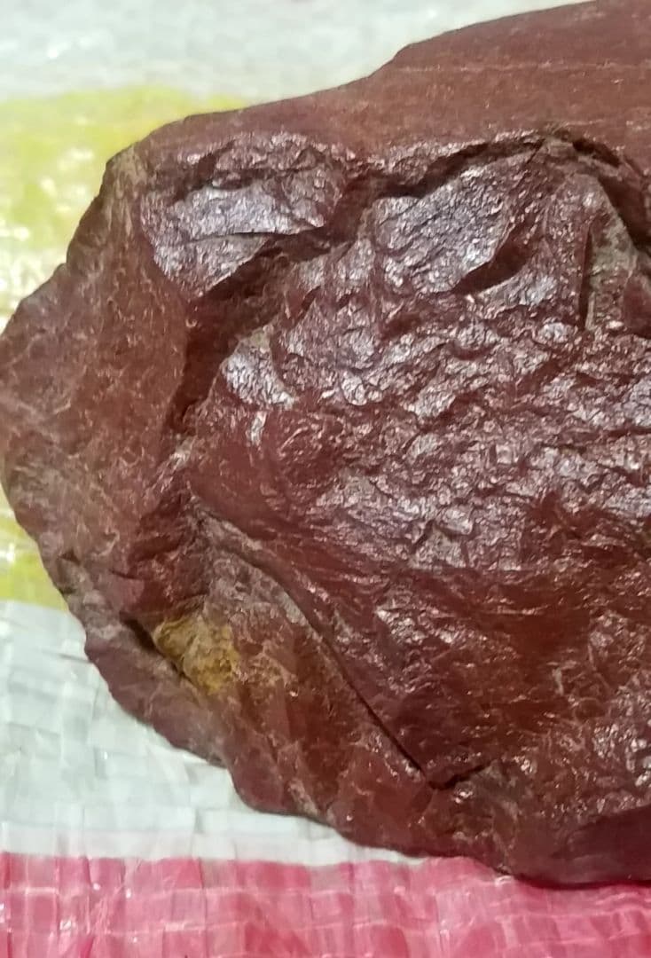 骨董品　希少　観賞石　天然石　佐渡赤玉石