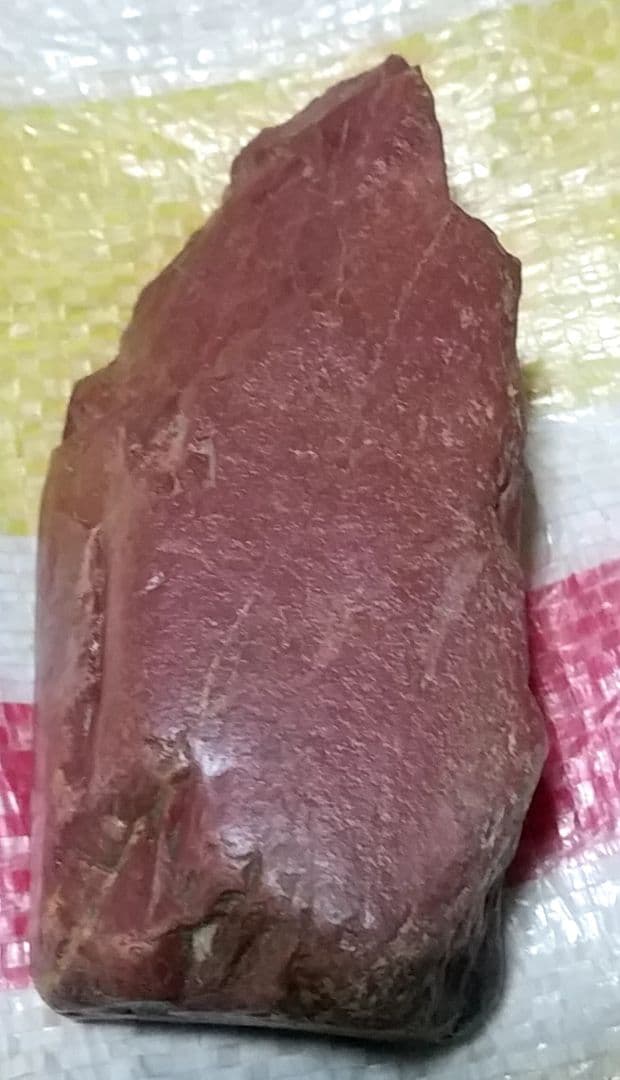 骨董品　希少　観賞石　天然石　佐渡赤玉石