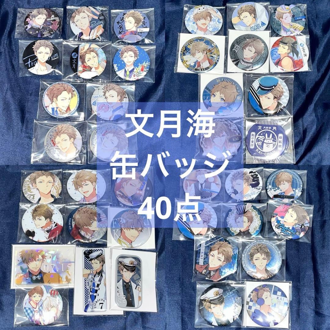 ツキウタ 文月海 缶バッジ 40点セット