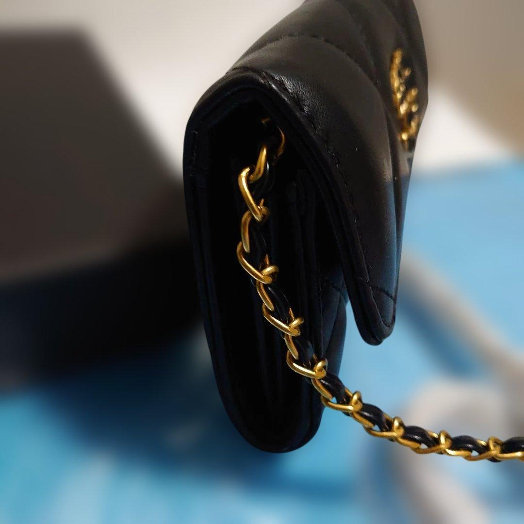 CHANEL 黒いショルダーバッグ