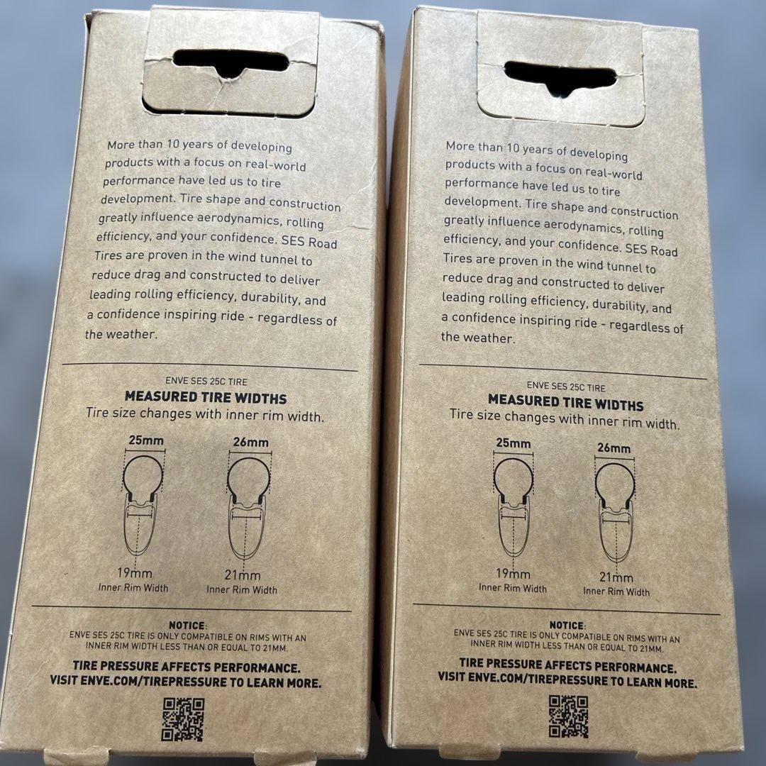 ENVE SES Road Tire 700x25mm チューブレスレディ新品