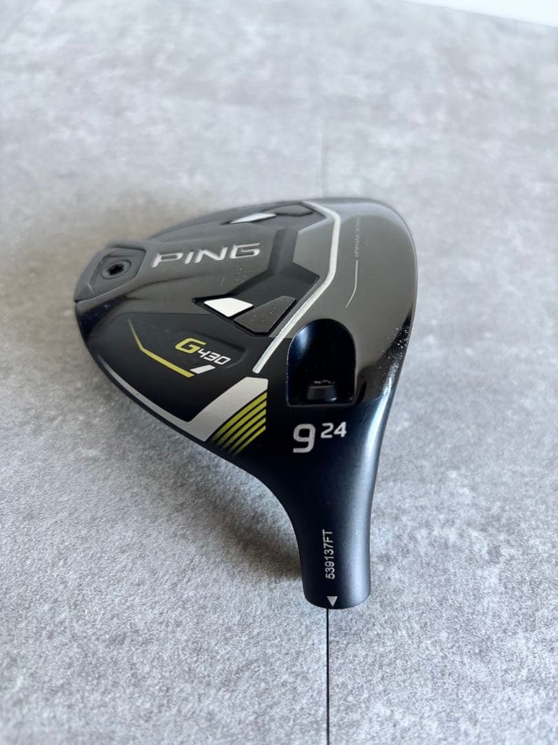 超希少 PING G430 MAX 9W 24度 ヘッド単品 カバー付