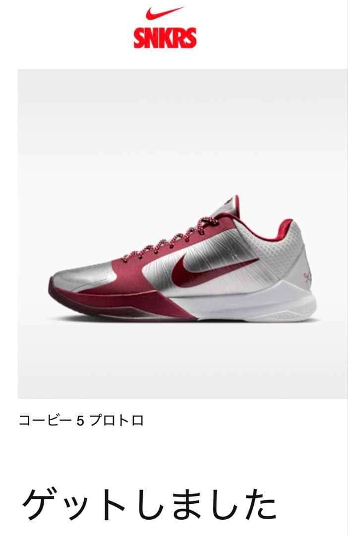 ナイキ コービー 5 プロトロ バスケットボールシューズ