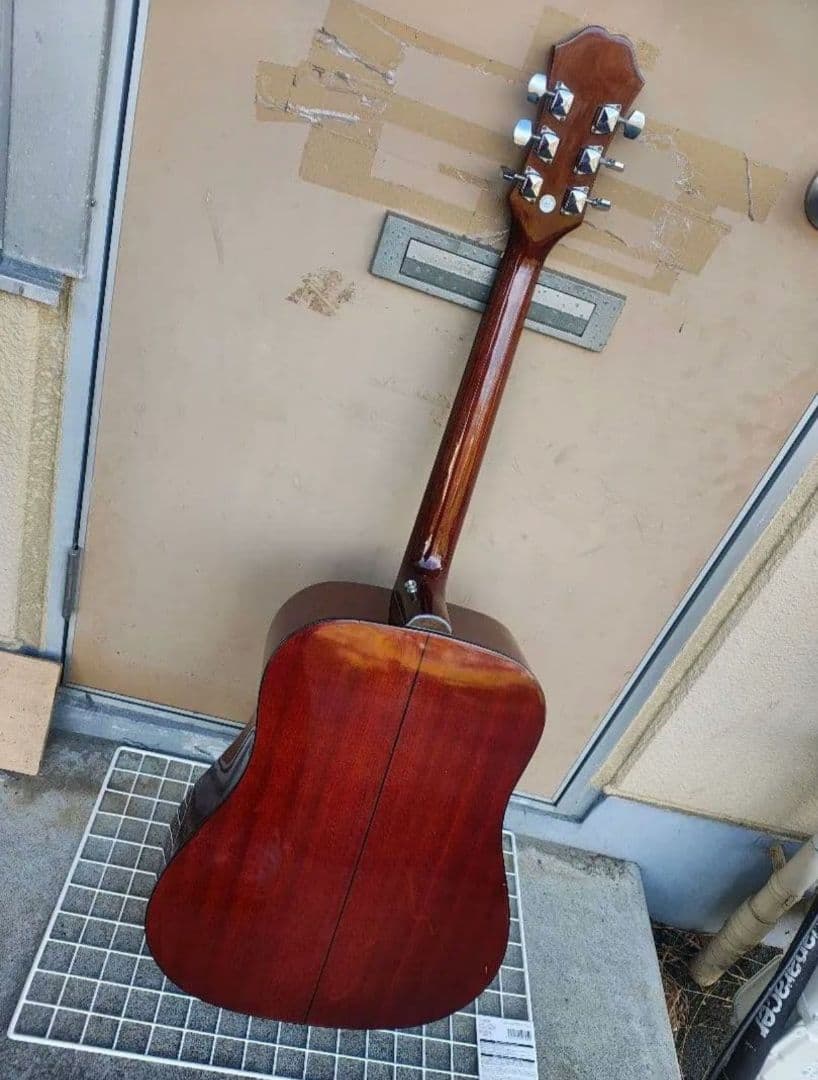 美品 Epiphone DR-100 NA コンタクトPU２個搭載エレアコ