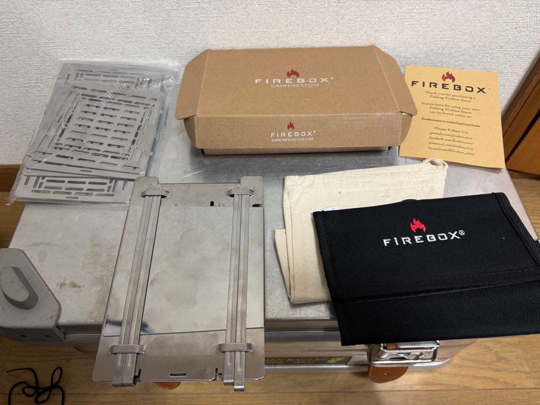 ファイヤーボックス フルセットとパーフェクトグリルマイクロ（レクタ）セットです