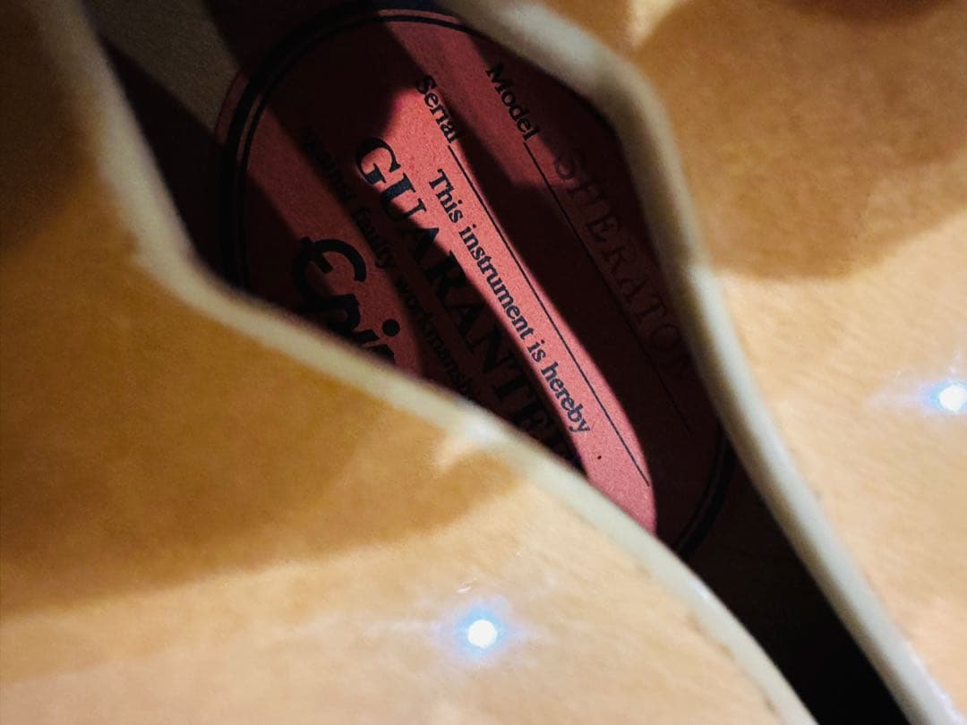Epiphone sheraton Ⅱ / Natural 1997年　韓国製
