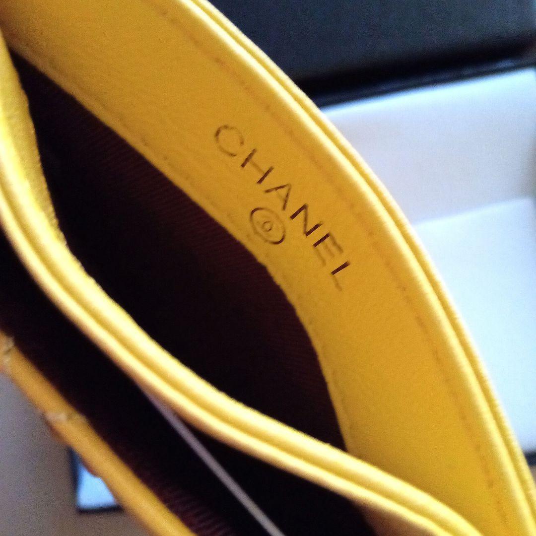 未使用新品★CHANEL★カードケース★ノベルティ★シャネル★イエロー