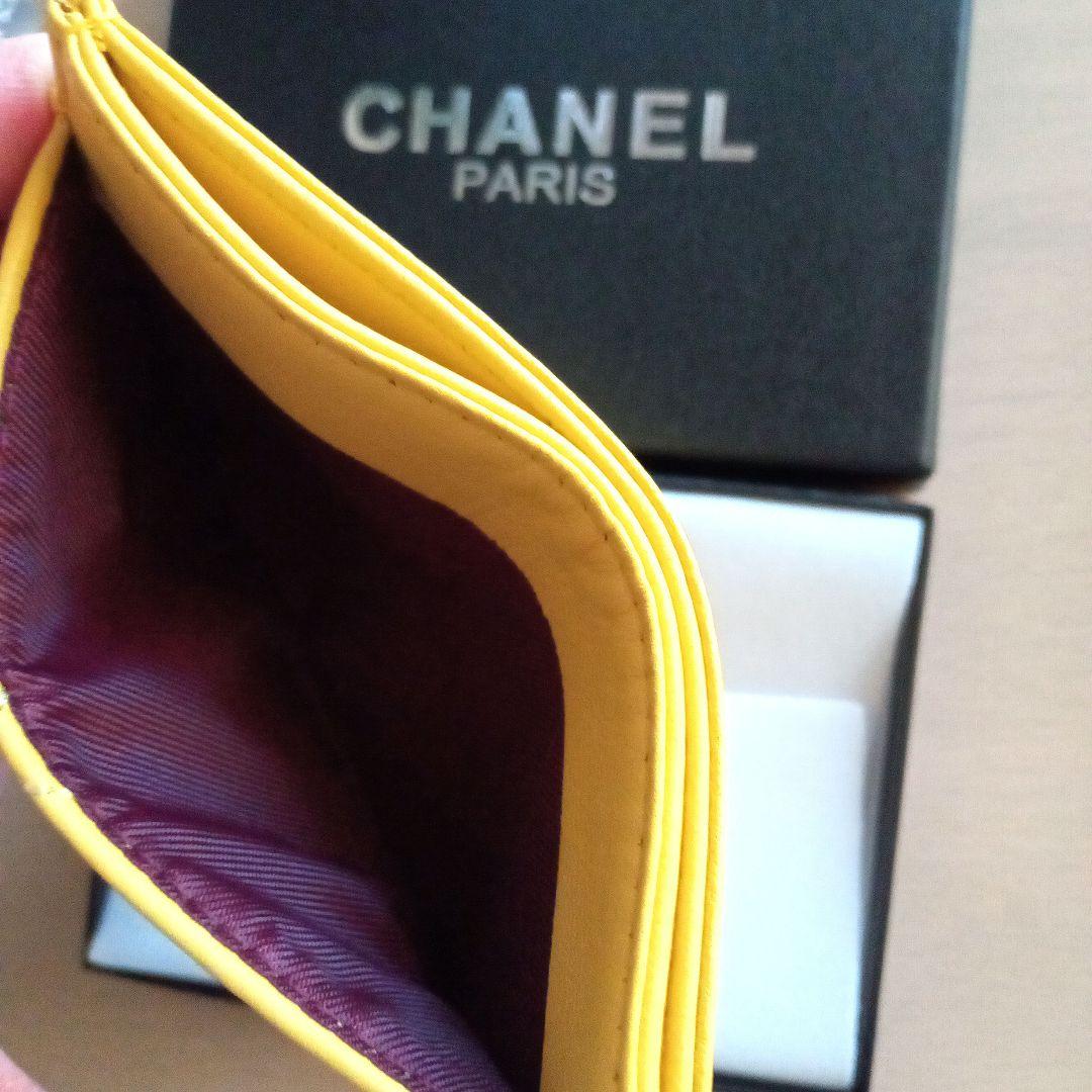 未使用新品★CHANEL★カードケース★ノベルティ★シャネル★イエロー