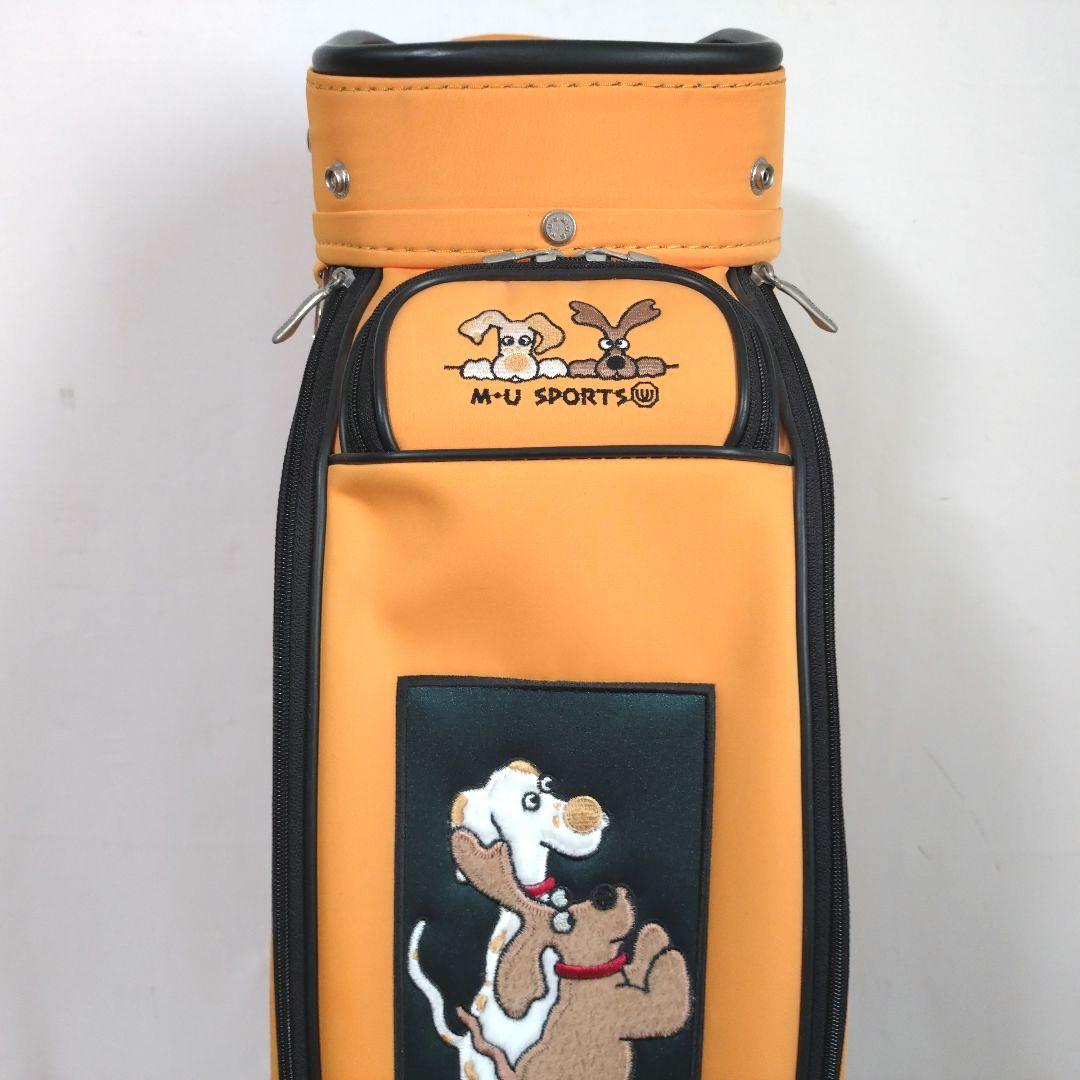 美品　M·U SPORTS　キャディバッグ　MUスポーツ　ゴルフバッグ