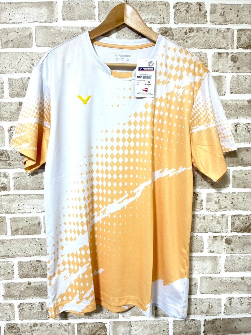 【早い者勝ち✨】新品 VICTOR ビクター メンズ 半袖 ゲームシャツ 2XL