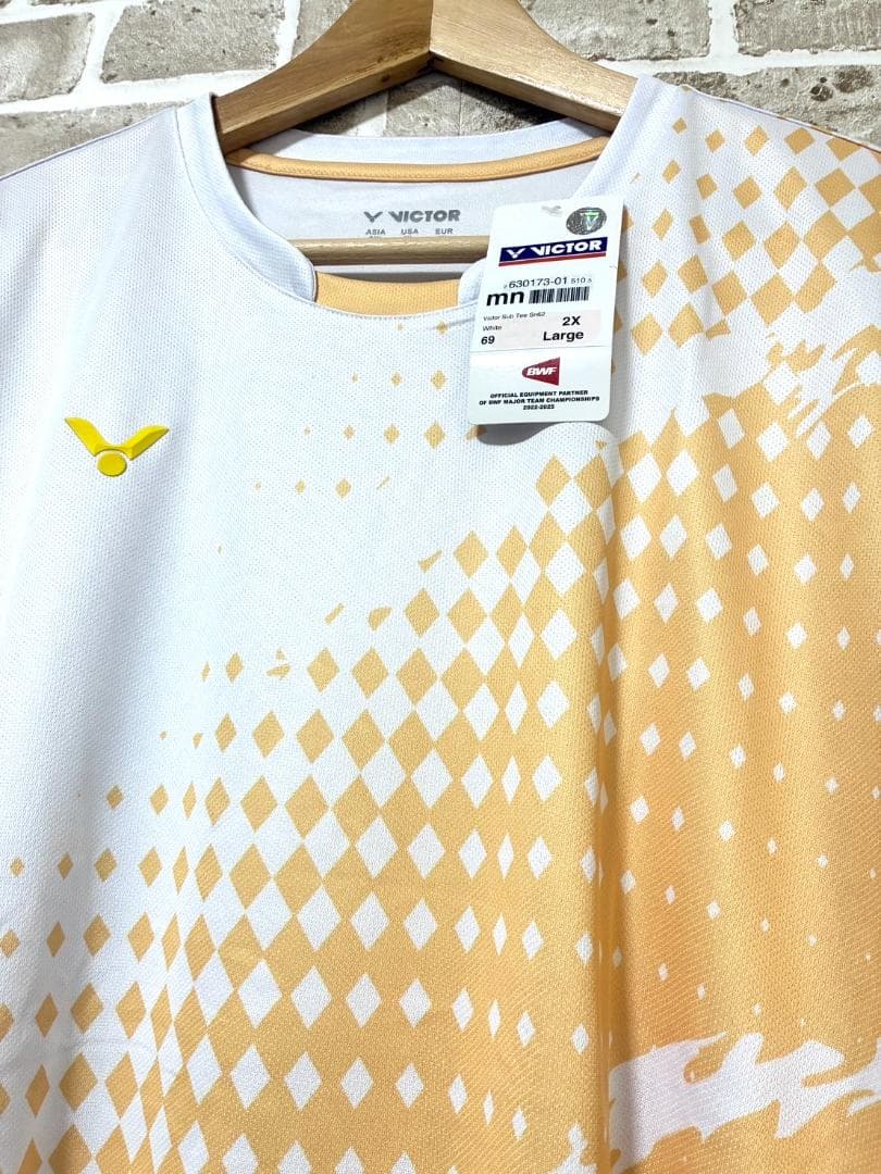 【早い者勝ち✨】新品 VICTOR ビクター メンズ 半袖 ゲームシャツ 2XL