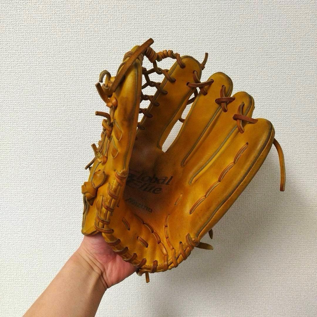 076 ミズノ グローバルエリート イチローモデル 型抜群 軟式 外野手グローブ