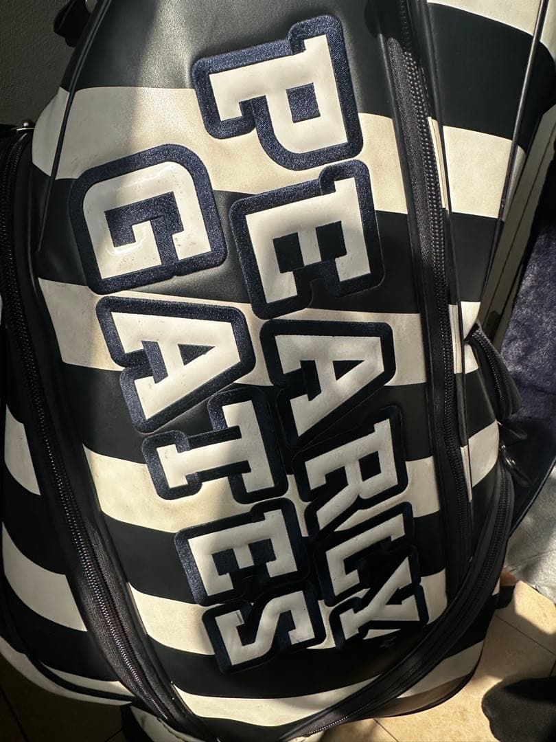 PEARLY GATES ストライプ キャディバッグ