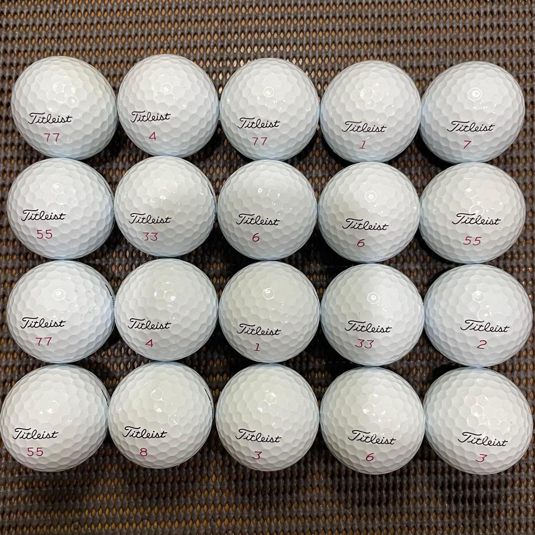 【タイトリスト PROV1X('25)★A】ロストボール 20個