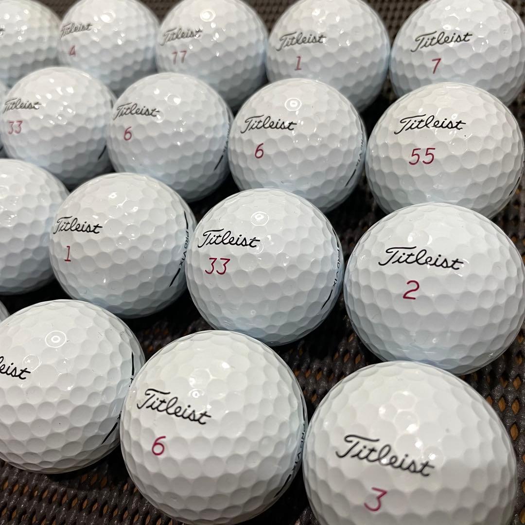 【タイトリスト PROV1X('25)★A】ロストボール 20個