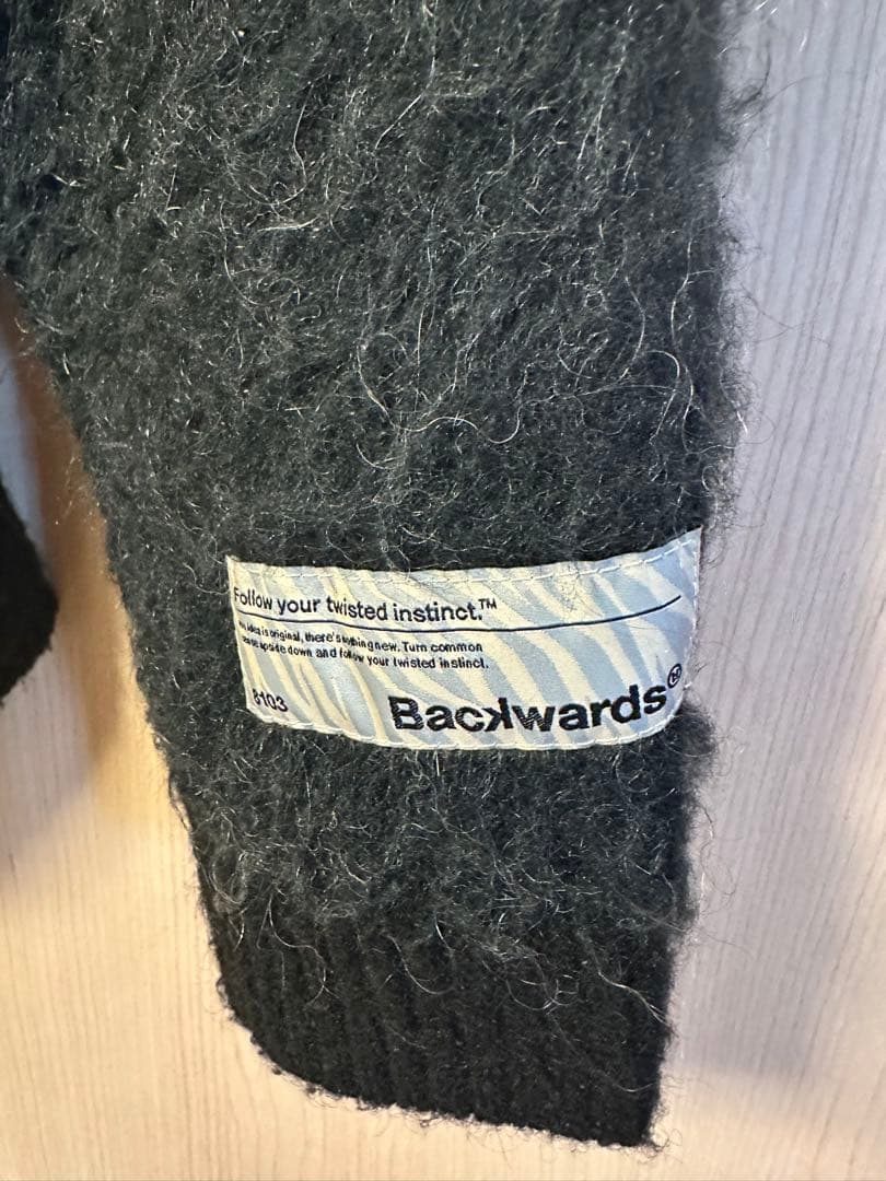 backwards バックワーズゴルフ　カーディガン