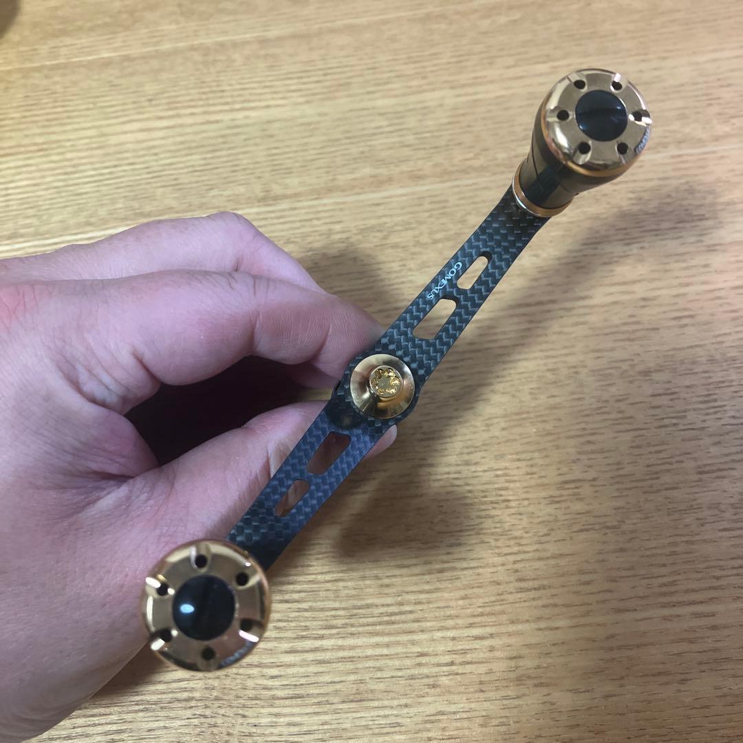 極美品　ダイワ用　ゴメクサス　ダブルハンドル　100mm スタンド　セット