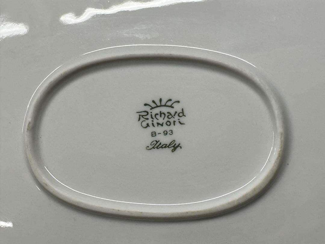 【USED美品】Richard Ginori ジノリ　プレート　35cm