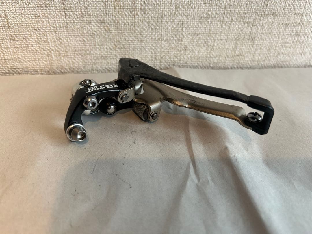 Campagnolo RECORD 10速 FD QS 直付 カーボン/チタン