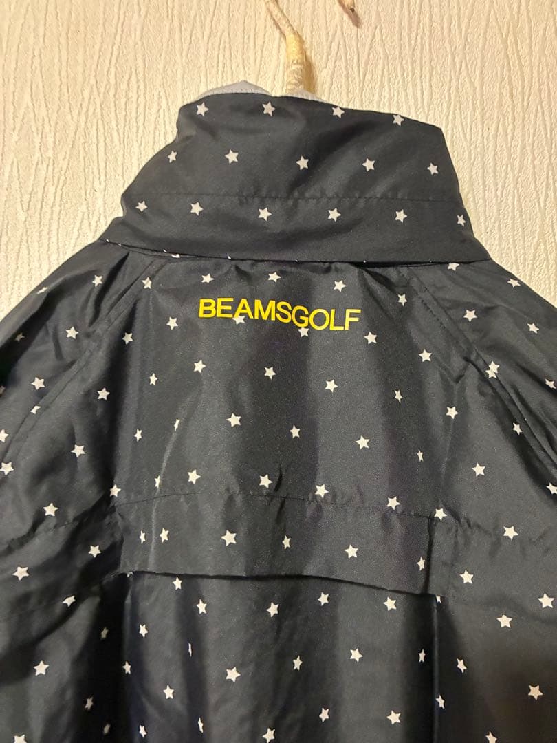 BEAMS GOLF レインウェアセット 星　L レッグカバー　収納袋