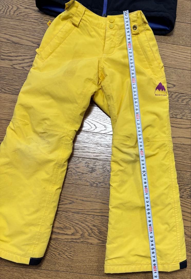 バートンBurtonキッズ スノーボードウェア 上下セット XS 110 120