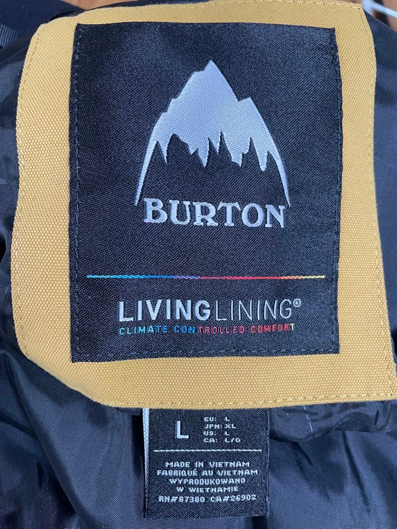 BURTON スノーボードオーバーオール Lサイズ ブラウン