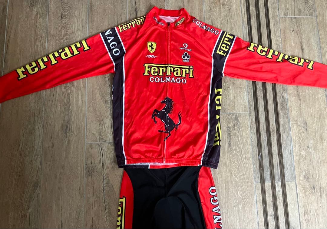 Ferrari Colnago サイクルジャージ セット
