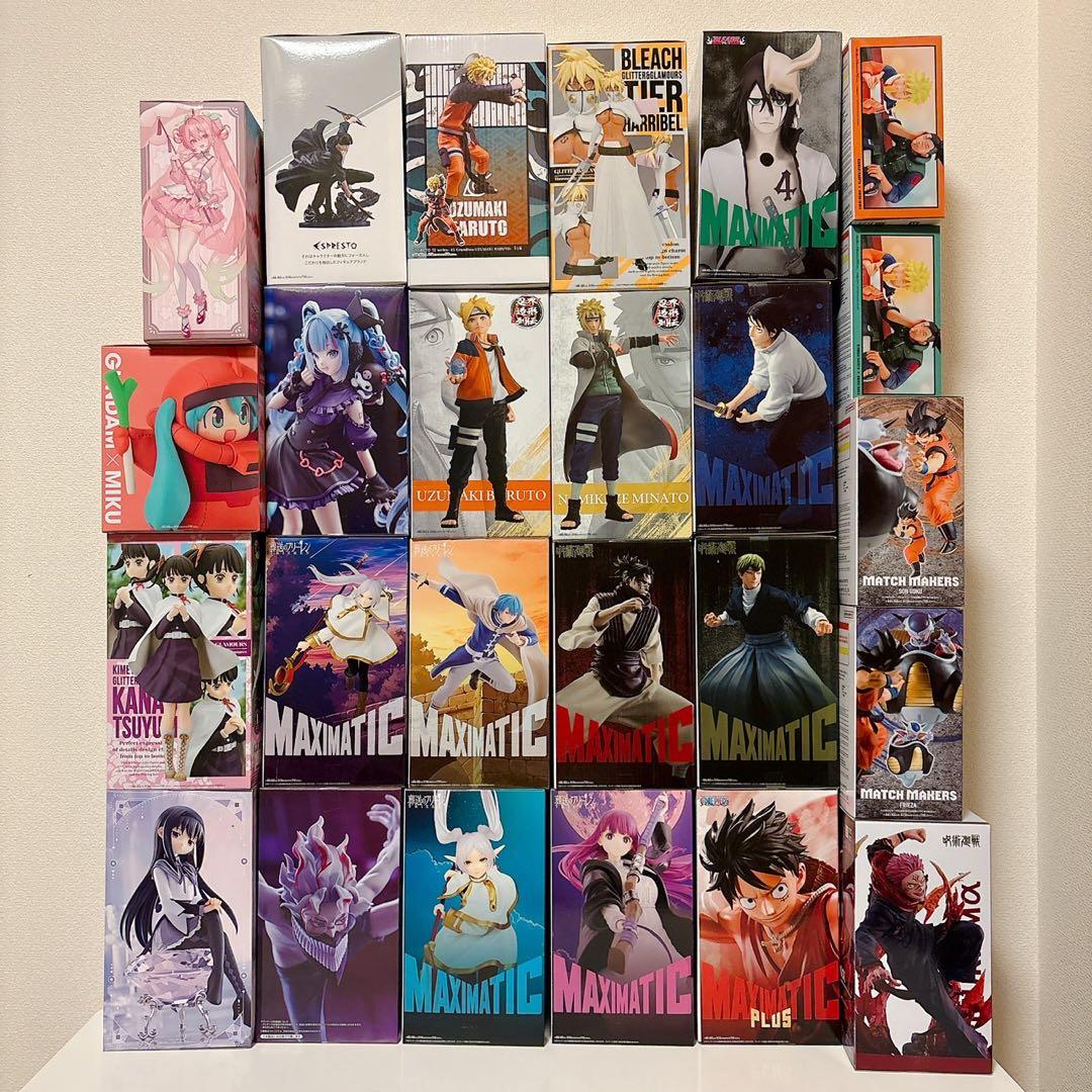 BLEACH・俺だけレベルアップな件・ナルト 新作フィギュア ほか計25種