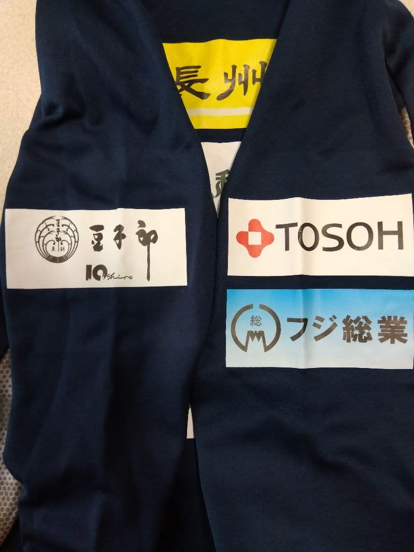 レノファ山口支給品トレーニングウェア上　ジャージ非売品FINTA