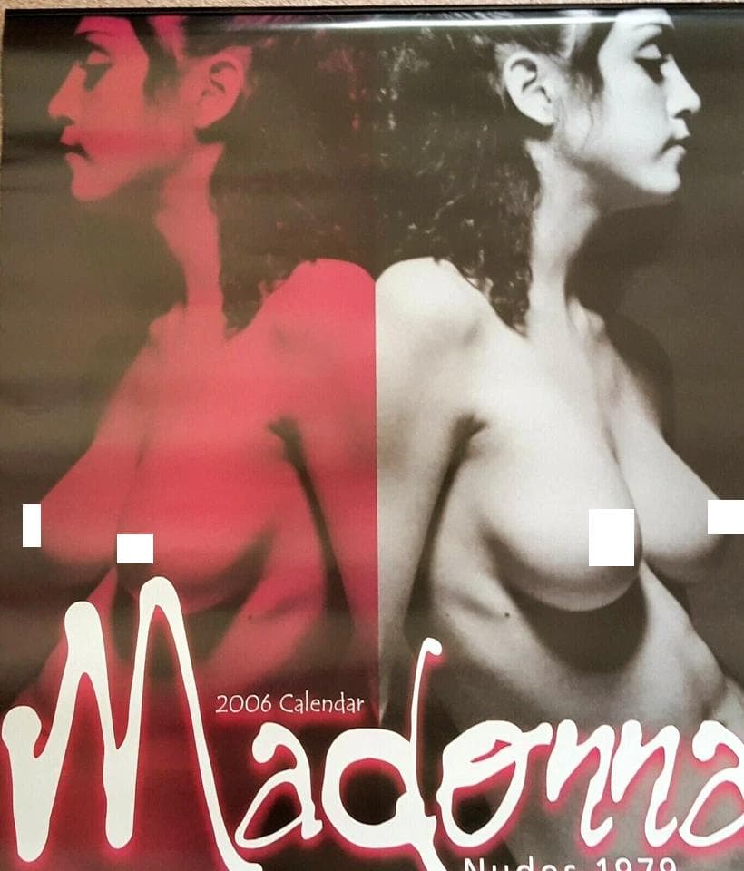 ミュージシャン Madonna 2006 Calendar Nudes 1979