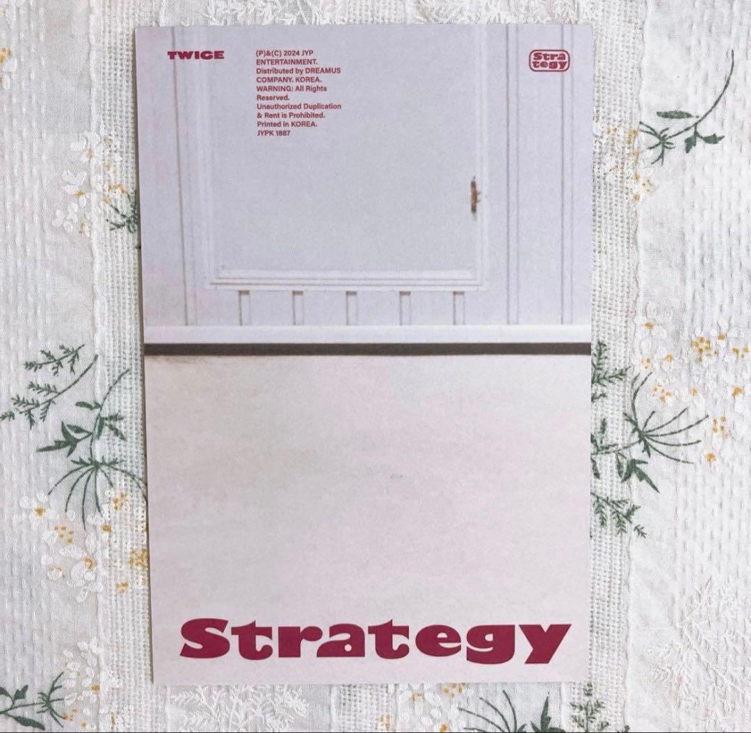TWICE Strategy 直筆 サイン ポストカード モモ USA限定