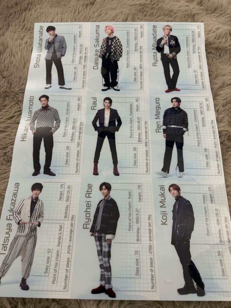 非売品　目黒蓮　Man 晴れ風 ポスター5枚セット