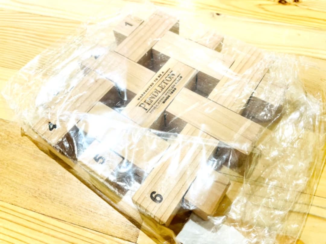 【廃盤•未使用】PENDOLETONペンドルトン：ウッディーディッシュマット鍋敷