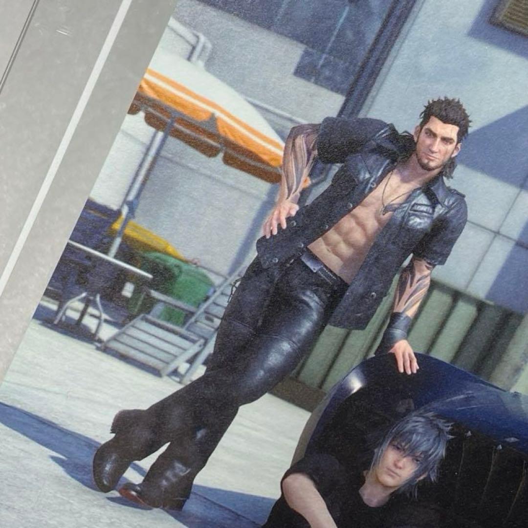 【希少】ファイナルファンタジーXV イラスト入り アクリルボード FF15
