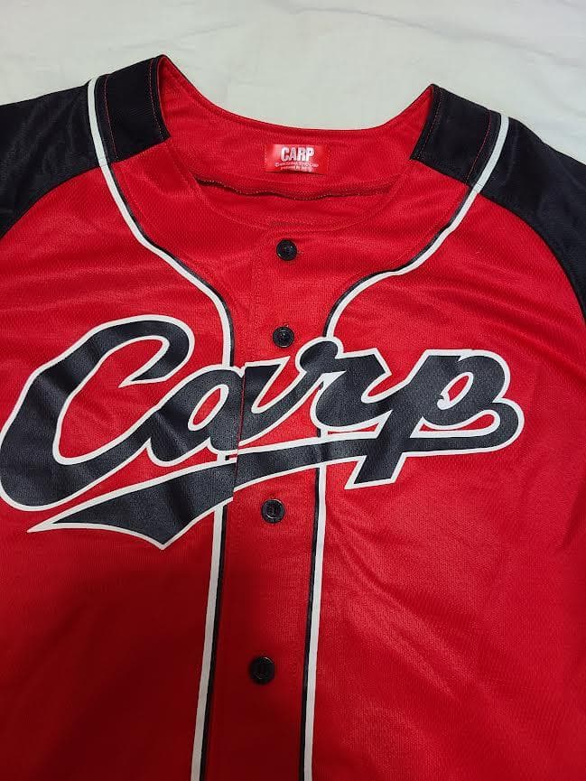 広島東洋Carp 前田智徳 1 ユニフォーム 希少カラー 赤黒 Lサイズ
