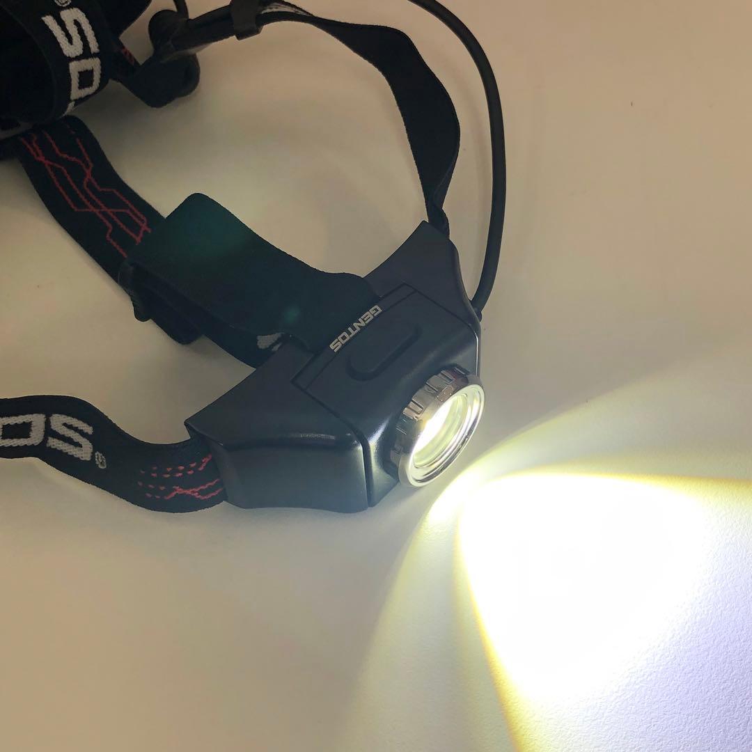 【357】GENTOS GH-003RG LEDヘッドランプ 本体 未使用