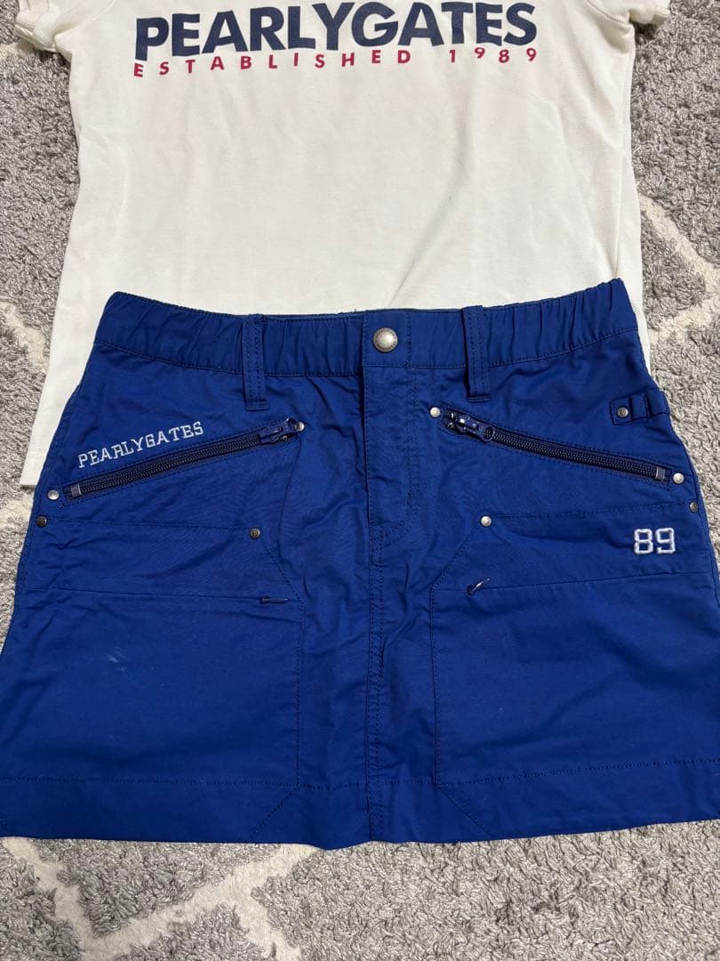 【美品】PEARLY GATES ポロシャツとショートパンツセット