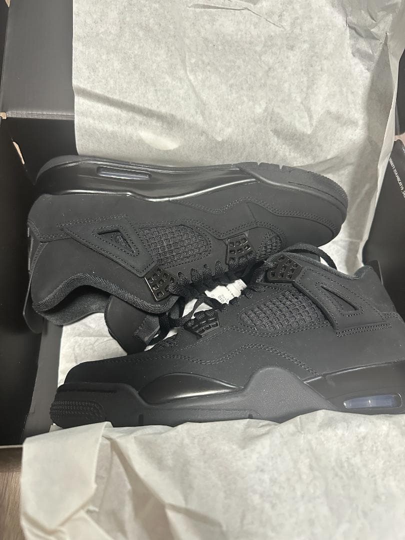 【新品】Nike Air Jordan 4 \"Black Cat\" 27.5cm