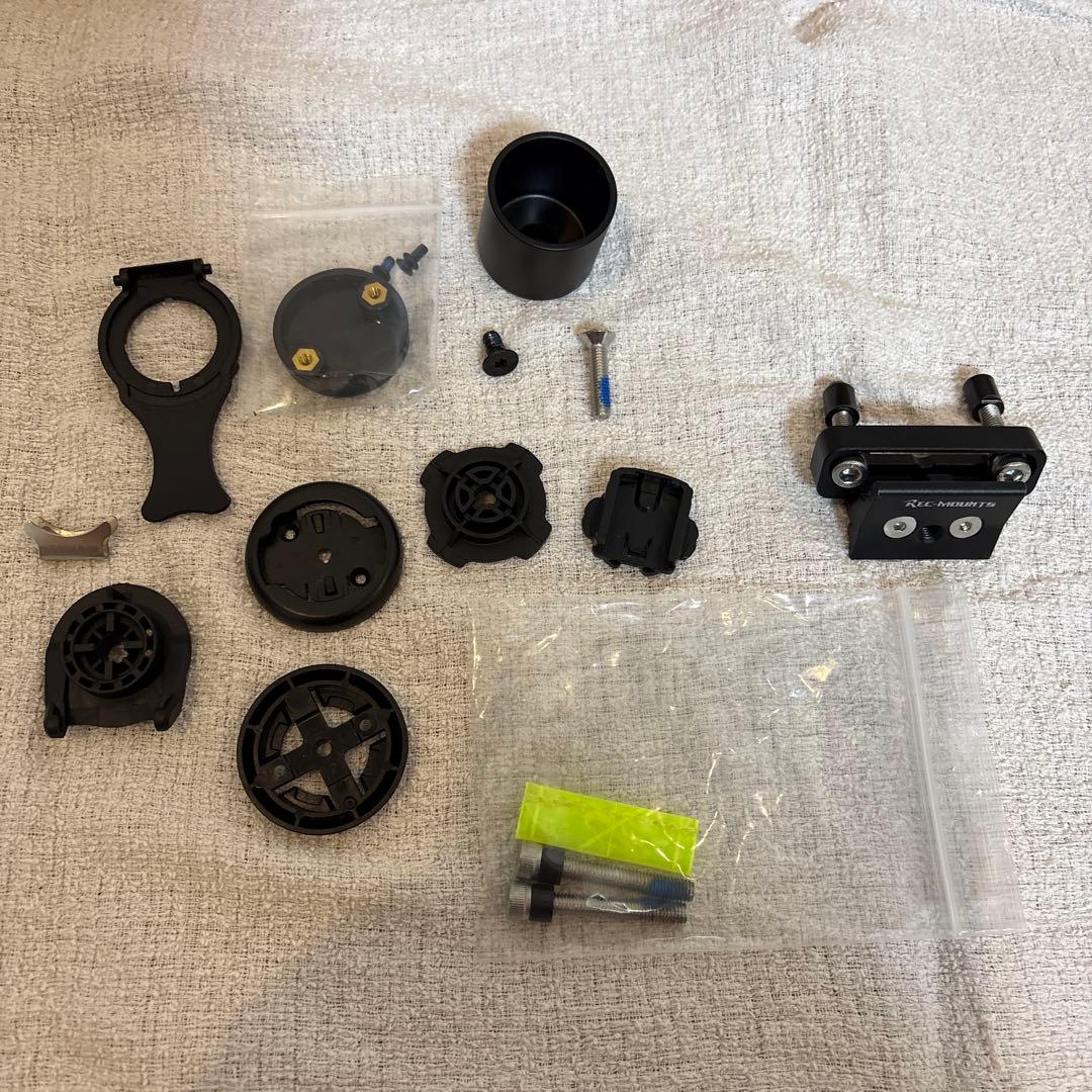 REC MOUNT 車体装着バッグ ブラック/ピンク　箱無し　未使用品