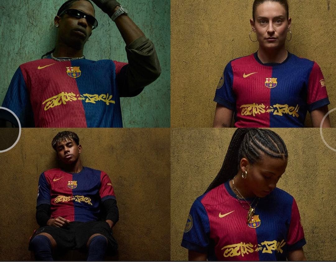 バルセロナ24/25 クラシコ1試合限定Travis Scott ヤマル選手仕様