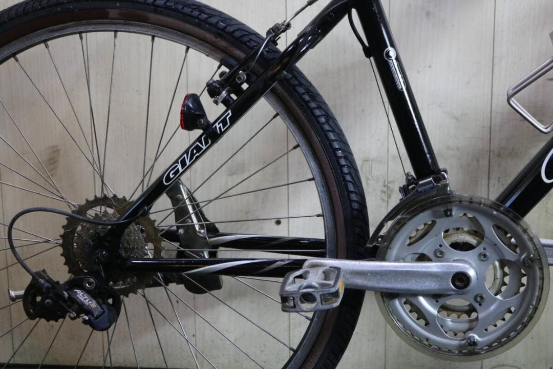 GIANT ROCK4100 26型 クロモリ 21速 430mm 黒 MTB