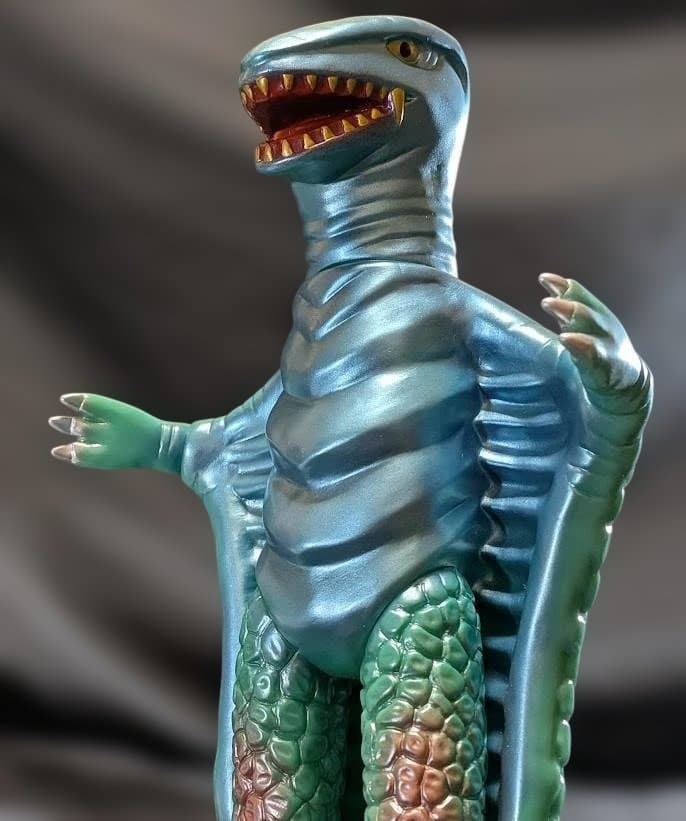 アメゴン「キャプテンウルトラ」登場（マーミット）ヘッダー・外袋付ソフビフィギュア