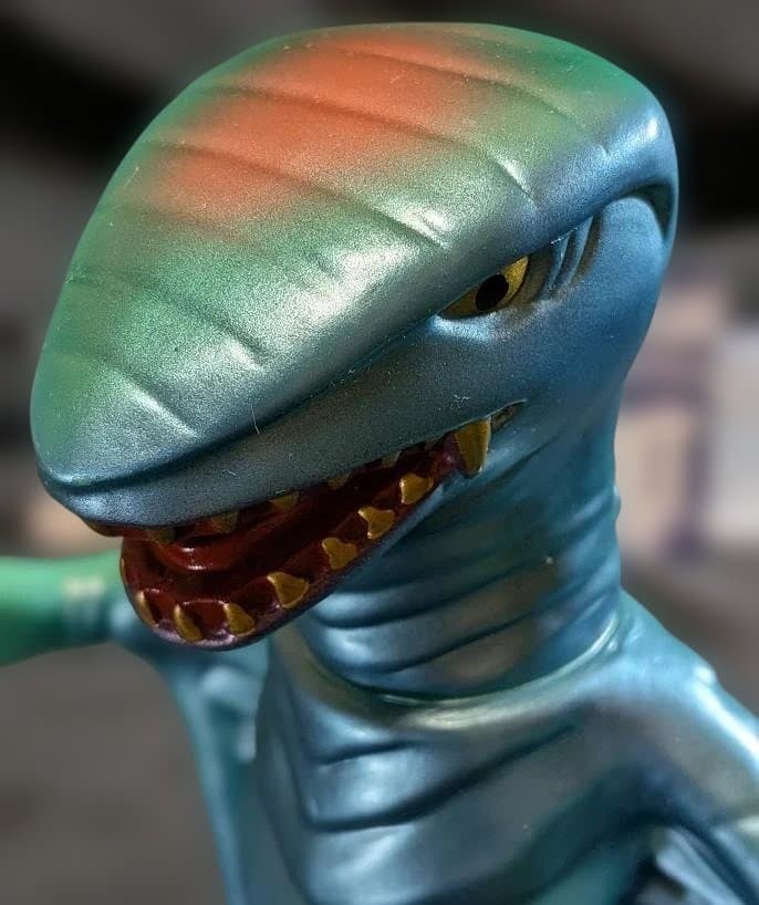 アメゴン「キャプテンウルトラ」登場（マーミット）ヘッダー・外袋付ソフビフィギュア