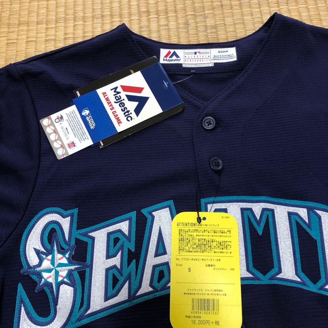 13513 新品マリナーズ イチロー ホームユニフォーム MLB