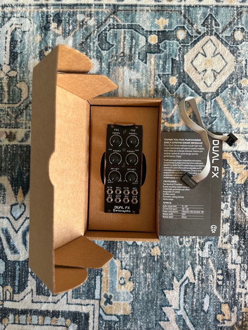 [ほぼ新品] DUAL FX erica synths モジュラーシンセサイザー