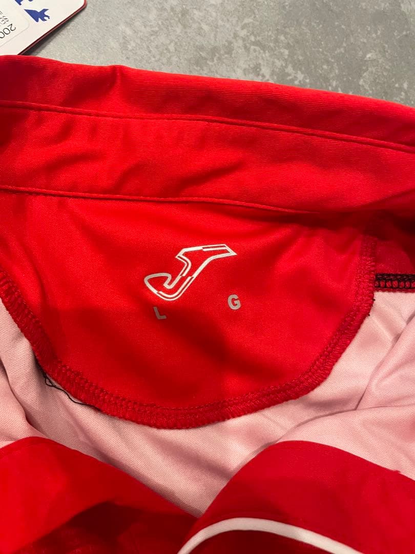 タグ付き　セビージャFC Joma シャツ Lサイズ 赤