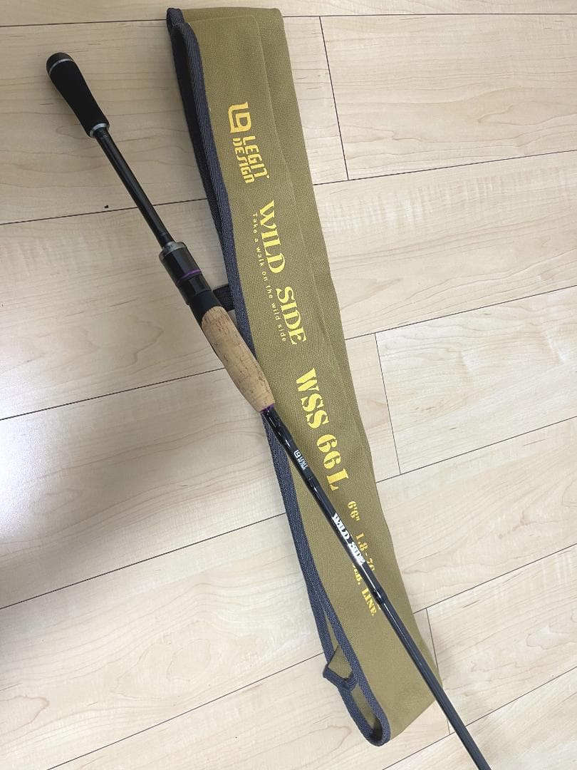 【値下済】WILD SIDE バスロッド WSS66L 6.6フィート