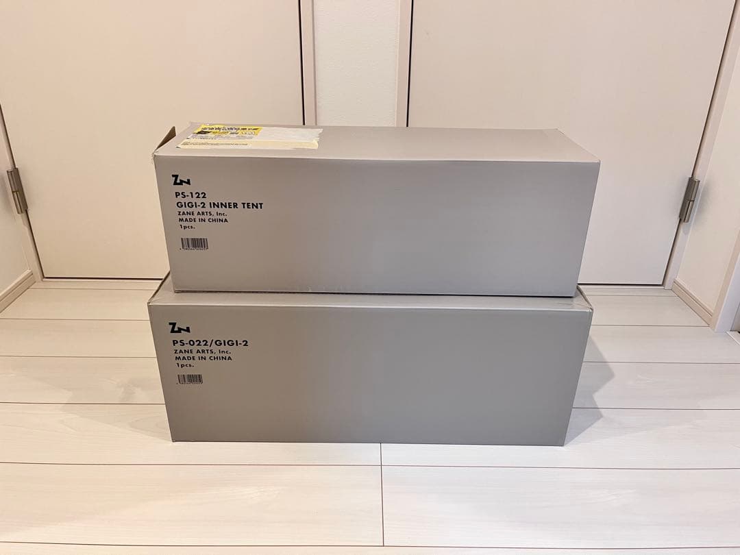 ゼインアーツ　ギギ2　インナーテントセット　2024年11月購入品