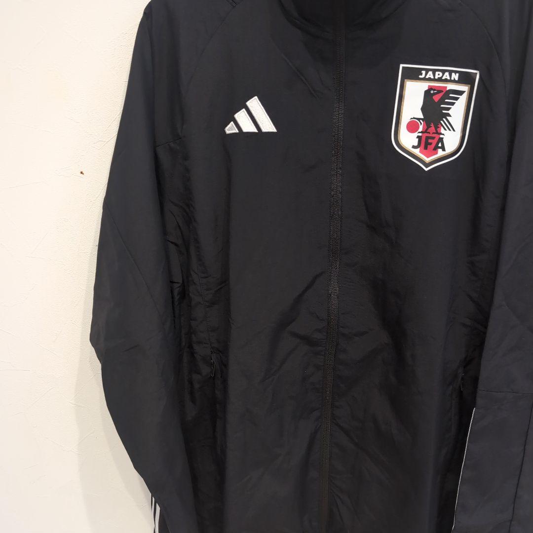 adidas 日本サッカー協会 ウィンドブレーカー 黒　Ｌサイズ　非売品　支給品