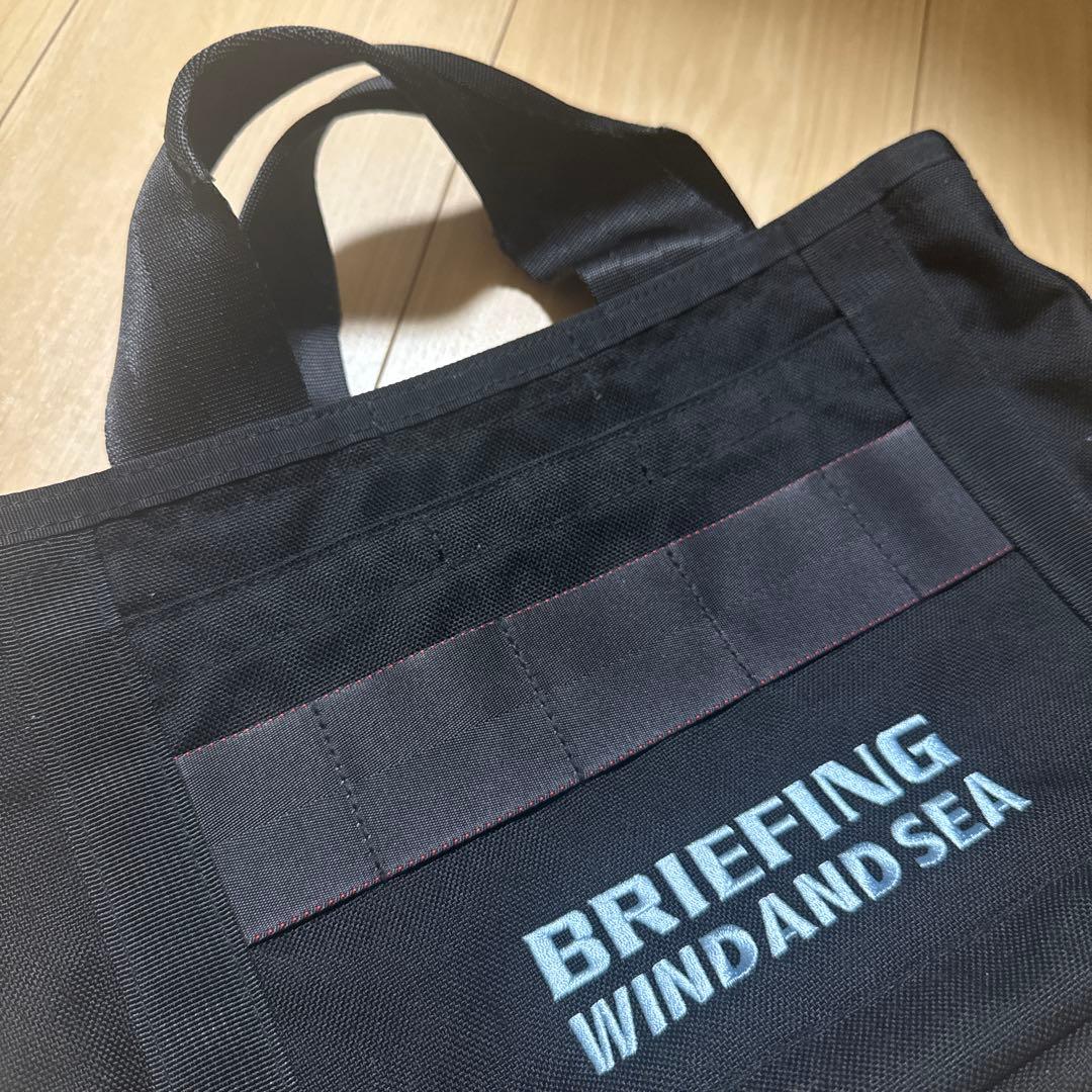 BRIEFING WIND AND SEA ブラックトートバッグ　美品